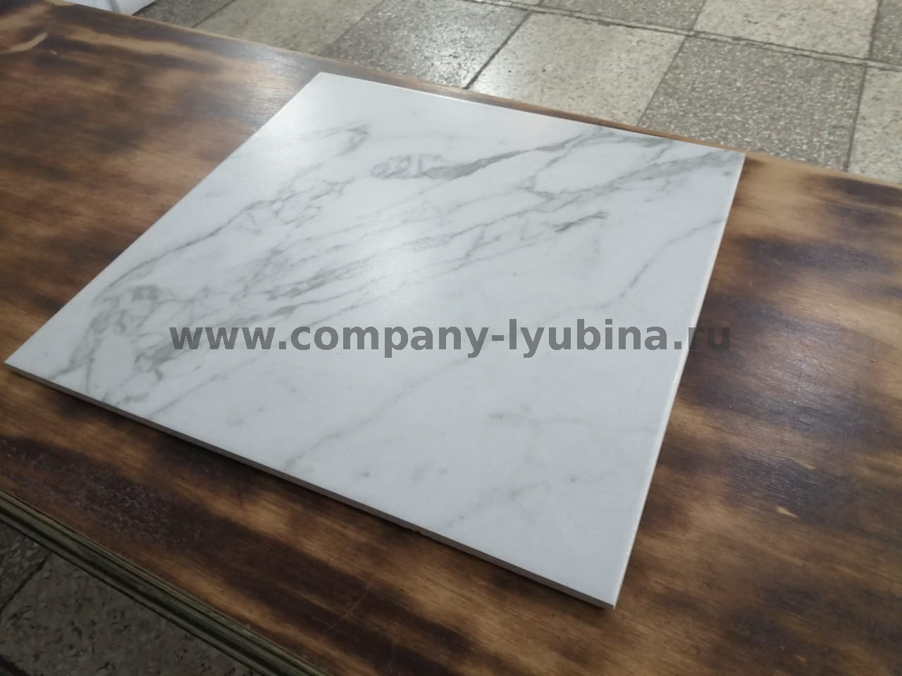 Плитка marble белый пол